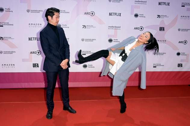 Yung Ngo und Trang Le Hong bei der 24. Verleihung der First Steps Awards im Theater des Westens. Berlin, 08.10.2023