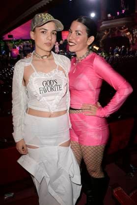 Paula Knüpling und Marina Prados bei der Aftershow-Party nach der 24. Verleihung der First Steps Awards im Theater des Westens. Berlin, 08.10.2023