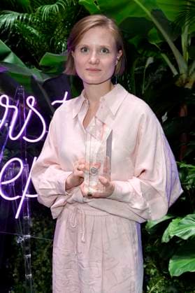 Clara Gerst bei der Aftershow-Party nach der 24. Verleihung der First Steps Awards im Theater des Westens. Berlin, 08.10.2023