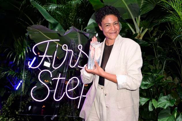 Merle Grimme bei der Aftershow-Party nach der 24. Verleihung der First Steps Awards im Theater des Westens. Berlin, 08.10.2023