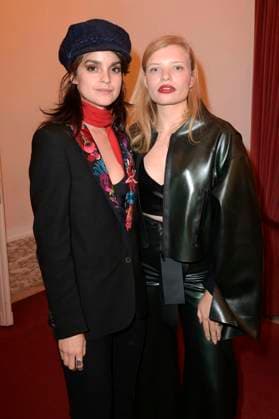 Luise Befort und Luisa-Celine Gaffron bei der Aftershow-Party nach der 24. Verleihung der First Steps Awards im Theater des Westens. Berlin, 08.10.2023