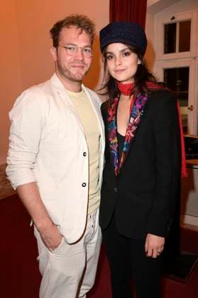 Ben Münchow und Luise Befort bei der Aftershow-Party nach der 24. Verleihung der First Steps Awards im Theater des Westens. Berlin, 08.10.2023