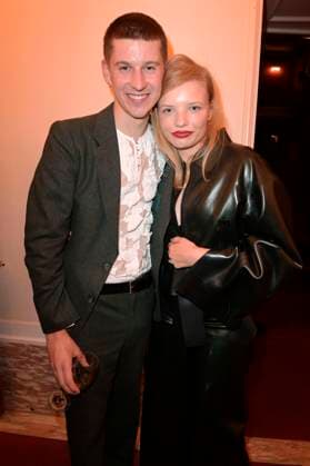 Lorenz Hochhuth und Luisa-Celine Gaffron bei der Aftershow-Party nach der 24. Verleihung der First Steps Awards im Theater des Westens. Berlin, 08.10.2023