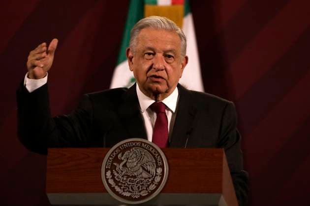 President Andres Manuel Lopez Obrador urges the UN to promote dialogue between the states of Israel and Palestine October 9, 2023, Mexico City, Mexico: President Andres Manuel Lopez Obrador calls for peace and UN intervention to have a resolution that helps dialogue between the states of Israel and Palestine, he indicated at the press conference at the National Palace in Mexico City. on October 9, 2023 in Mexico City, Mexico (Photo by Luis Barron Eyepix Group). Copyright: xLuisxBarronx xEyepixxGroupx LB_20231009_AMLO0