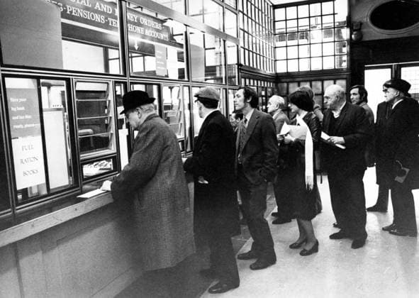 Nov 29, 1973 - London, England, UK - The 1973 oil crisis began on October 17, 1973, when the members of Organization of Arab Petroleum Exporting Countries announced, as a result of the ongoing Yom Kippur War, that they would no longer ship oil to nations that had supported Israel in its conflict with Syria and Egypt (the United States, its allies in Western Europe, and Japan). Because of the dependence of the industrialized world on crude oil and the predominant role of OPEC as a global supplier, these price increases were dramatically inflationary to the economies of the targeted countries, while at the same time suppressive of economic activity. The targeted countries responded with a wide variety of new, and mostly permanent, initiatives - ZUMAk09_ 19731129_nin_k09_993 Copyright: xKeystonexPressxAgencyx