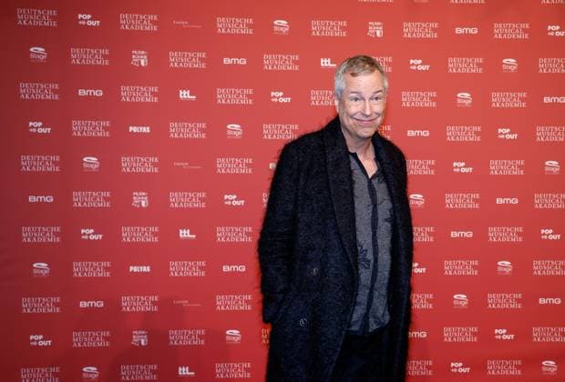 Thomas Hermanns bei der Verleihung des Deutschen Musical theater PReises 2023 im Theater des Westens, Berlin.