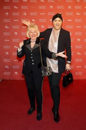 Stefanie Simon, Julian F.M. Stöckel bei der Verleihung des Deutschen Musical theater PReises 2023 im Theater des Westens, Berlin.