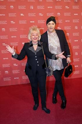Stefanie Simon, Julian F.M. Stöckel bei der Verleihung des Deutschen Musical theater PReises 2023 im Theater des Westens, Berlin.