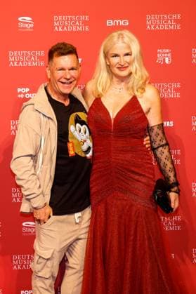 Peter Plate, Lieselotte Recznicek bei der Verleihung des Deutschen Musical theater PReises 2023 im Theater des Westens, Berlin.