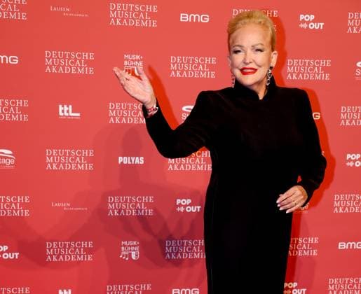 Angelika Milster bei der Verleihung des Deutschen Musical theater PReises 2023 im Theater des Westens, Berlin.