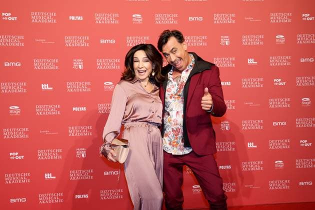 Karina Schwarz, Claudio Maniscalco bei der Verleihung des Deutschen Musical theater PReises 2023 im Theater des Westens, Berlin.