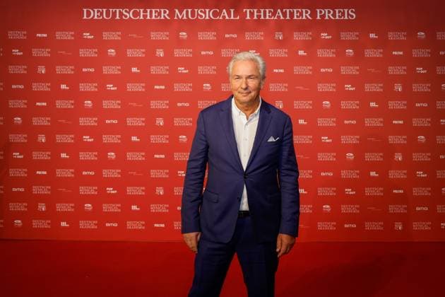 Klaus Wowereit bei der Verleihung des Deutschen Musical theater PReises 2023 im Theater des Westens, Berlin.