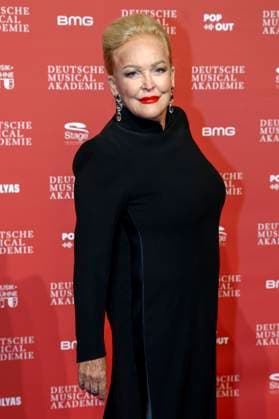 Angelika Milster bei der Verleihung des Deutschen Musical Theater Preises 2023 im Theater des Westens. Berlin, 09.10.2023