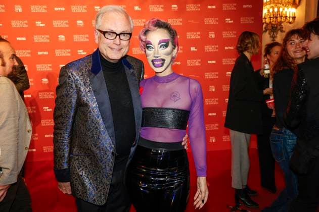 Hans Jürgen Schatz und Ryan Stecken bei der Verleihung des Deutschen Musical Theater Preises 2023 im Theater des Westens. Berlin, 09.10.2023