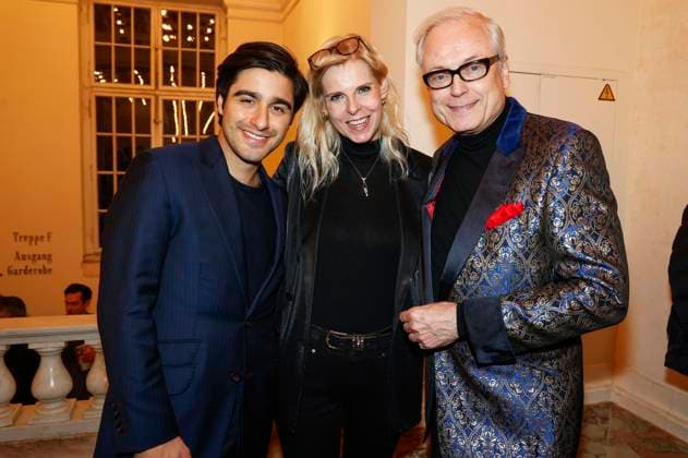 Atrin Madani, Melanie Kühn und Hans-Jürgen Schatz bei der Verleihung des Deutschen Musical Theater Preises 2023 im Theater des Westens. Berlin, 09.10.2023