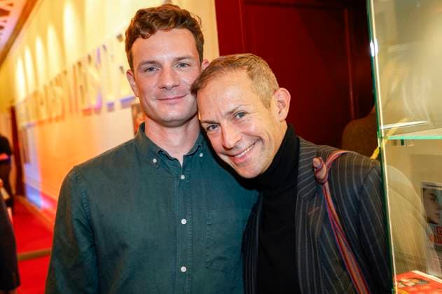Florian Korty und Tim Fischer bei der Verleihung des Deutschen Musical Theater Preises 2023 im Theater des Westens. Berlin, 09.10.2023