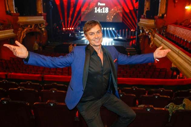 Felix Martin Poenichen bei der Verleihung des Deutschen Musical Theater Preises 2023 im Theater des Westens. Berlin, 09.10.2023
