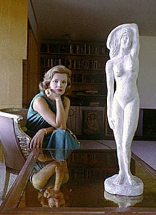 Film The Spiral Road Actress Gena Rowlands at the set Los Angeles, CA USA  Copyright: xLeoxFuchsx 0081 Gena Rowlands (The Spiral Road) STATUE PORTRAIT