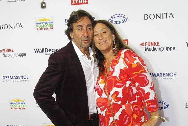 Dieter und Natascha Landuris bei der Verleihung Goldene Bild der Frau am 11.10.2023 in Hamburg Goldene Bild der Frau Verleihung 2023 in Hamburg