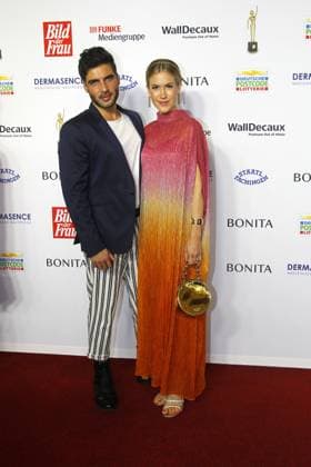 Wolke Hegenbarth und Oliver Vaid bei der Verleihung Goldene Bild der Frau am 11.10.2023 in Hamburg Goldene Bild der Frau Verleihung 2023 in Hamburg
