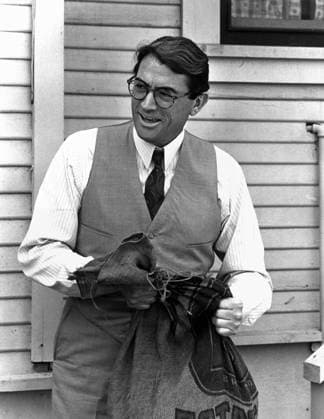 Film To Kill A Mockingbird Actor Gregory Peck in a scene of the film Monroeville, Alabama USA  Copyright: xLeoxFuchsx R0096-Peck-TKAM