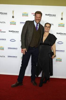Goldene Bild der Frau in Hamburg Tetje Mierendorf mit Frau Cornelia, Verleihung der Goldene Bild der Frau in der Neuen Flora, Hamburg, 11.10.2023 Copyright: xEventpressxBecherx