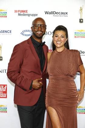 Goldene Bild der Frau in Hamburg Yared Dibaba und Fernanda de Sousa, Verleihung der Goldene Bild der Frau in der Neuen Flora, Hamburg, 11.10.2023 Copyright: xEventpressxBecherx