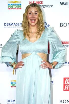 Andrea Gerhard bei der 16. Verleihung der Goldenen Bild der Frau 2023 im Stage Theater Neue Flora. Hamburg, 11.10.2023