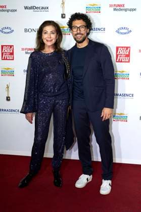 Alexandra von Rehlingen und Boris Entrup bei der 16. Verleihung der Goldenen Bild der Frau 2023 im Stage Theater Neue Flora. Hamburg, 11.10.2023