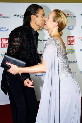 Jorge Gonzalez und Isabel Edvardsson bei der 16. Verleihung der Goldenen Bild der Frau 2023 im Stage Theater Neue Flora. Hamburg, 11.10.2023