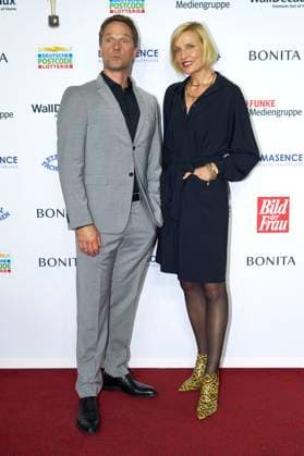 Matthias Schloo und Sanna Englund bei der 16. Verleihung der Goldenen Bild der Frau 2023 im Stage Theater Neue Flora. Hamburg, 11.10.2023