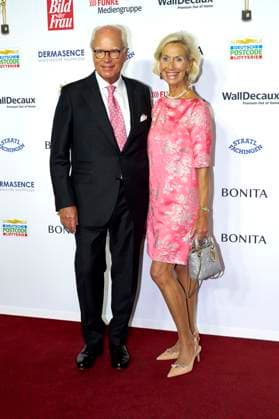 Ulrich Tröger und Kristina Tröger bei der 16. Verleihung der Goldenen Bild der Frau 2023 im Stage Theater Neue Flora. Hamburg, 11.10.2023