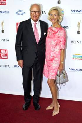 Ulrich Tröger und Kristina Tröger bei der 16. Verleihung der Goldenen Bild der Frau 2023 im Stage Theater Neue Flora. Hamburg, 11.10.2023