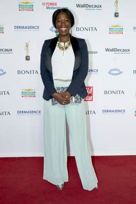 Dayan Kodua bei der 16. Verleihung der Goldenen Bild der Frau 2023 im Stage Theater Neue Flora. Hamburg, 11.10.2023