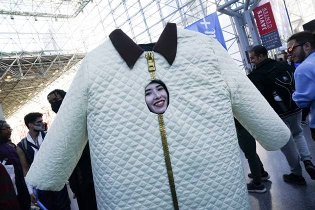 Entertainment Themen der Woche KW41 Entertainment Bilder des Tages October 13, 2023, New York, New York, USA: A fan in cosplay at the 2023 New York Comic Con at the Jacob Javits Center on October 13, 2023 in New York. New York USA - ZUMAb148 20231013_zap_b148_053 Copyright: xBryanxSmithx
