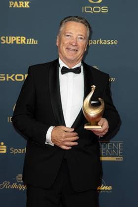 Award - Goldene Henne 2023 Harold Kreis bei der Goldene Henne 2023 am 13.10.2023 im Studio 3 der Media City in Leipzig. Copyright: xEventpressxKochanx