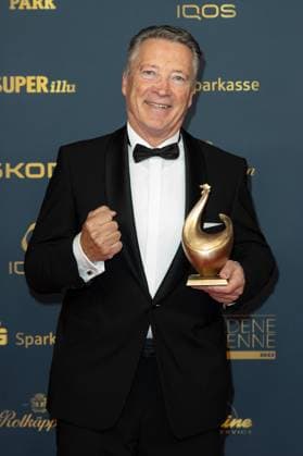 Award - Goldene Henne 2023 Harold Kreis bei der Goldene Henne 2023 am 13.10.2023 im Studio 3 der Media City in Leipzig. Copyright: xEventpressxKochanx