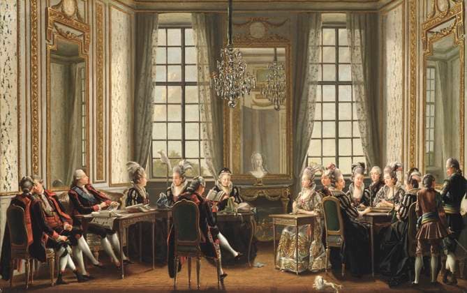 RECORD DATE NOT STATED Lecture at Drottningholm, 1779. Copyright:xHeritagexArt HeritagexImagesxPerxHillestromx IMAGO, ! ACHTUNG: AUFNAHMEDATUM GESCHÄTZT!  Copyright:HeritagexArt HeritagexImagesxPerxHillestromx IMAGO