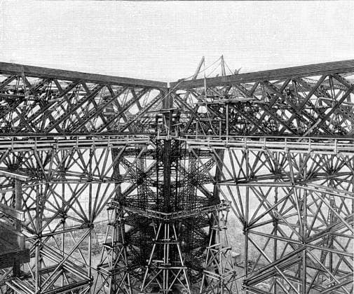 RECORD DATE NOT STATED Paris, France - Tour Eiffel, construction. Paris, France - Tour Eiffel, construction. Date: 1888  Copyright: Gemini Picture No. 10810998