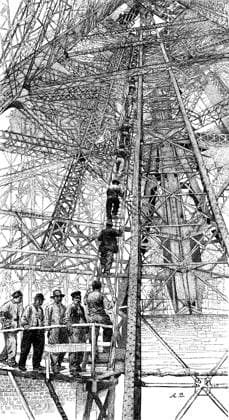 RECORD DATE NOT STATED Paris, France - Tour Eiffel, Construction. Paris, France - Tour Eiffel, Construction. Date: 1889  Copyright: Gemini Picture No. 10811009