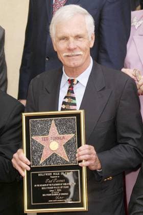 at Ted Turner s induction into the Hollywood Walk of Fame, Hollywood, CA 04-07-04 Ted Turner at Ted Turner s induction into the Hollywood Walk of Fame, Hollywood, CA 04-07-04 Hollywood Calif United States EDITORIAL USE ONLY Copyright: xx s_bukleyx icphotos445489
