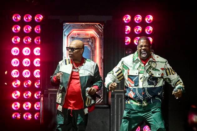 Bilder des Jahres 2023, Entertainment 10 Oktober Entertainment Themen der Woche KW42 Entertainment Bilder des Tages Zagreb, Croatia, 171023. American hip hopper Busta Rhymes performs as opening act at the concert of rapper 50 Cent in Arena Zagreb. Photo: Ivana Grgic CROPIX Copyright: xxIvanaxGrgicx xCROPIXx busta_rhymes8-171023