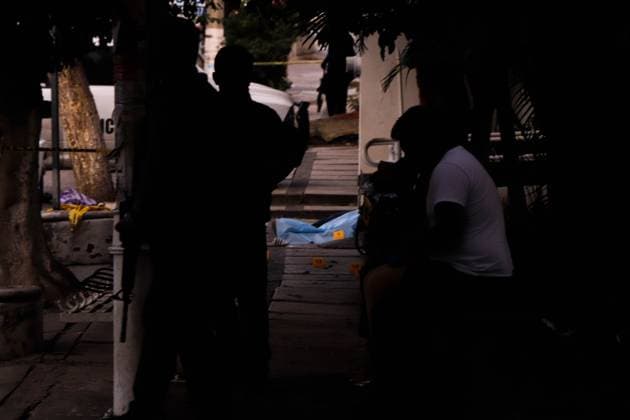 October 17, 2023, Chilpancingo, Guerrero, Mexico: The leader of the Union of Peoples and Organizations of the State of Guerrero, Bruno Placido, is murdered in the entrance of the state Health offices in Chilpancingo Chilpancingo Mexico - ZUMAj170 20231017_zip_j170_003 Copyright: xDavidxJuarezx
