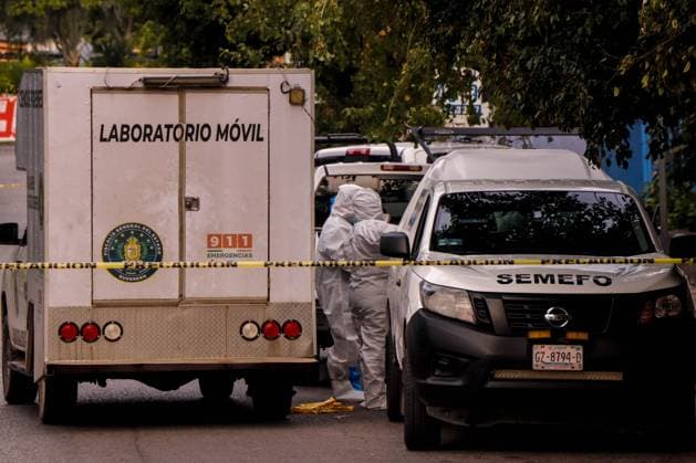 October 17, 2023, Chilpancingo, Guerrero, Mexico: The leader of the Union of Peoples and Organizations of the State of Guerrero, Bruno Placido, is murdered in the entrance of the state Health offices in Chilpancingo Chilpancingo Mexico - ZUMAj170 20231017_zip_j170_008 Copyright: xDavidxJuarezx