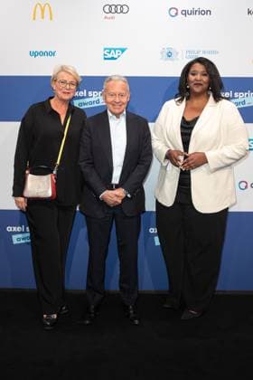 Axel Springer Award 2023 Marion Horn, Ralph Büchi und Niddal Salah-Eldin beim Axel Springer Award 2023 im Axel Springer Neubau am 17.10.2023 in Berlin. Copyright: xEventpressxKochanx