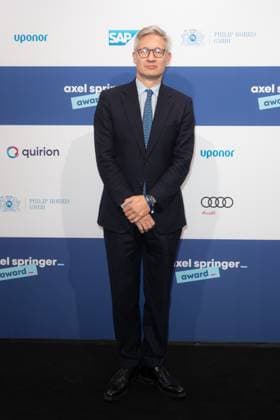 Axel Springer Award 2023 Ulf Poschardt beim Axel Springer Award 2023 im Axel Springer Neubau am 17.10.2023 in Berlin. Copyright: xEventpressxKochanx
