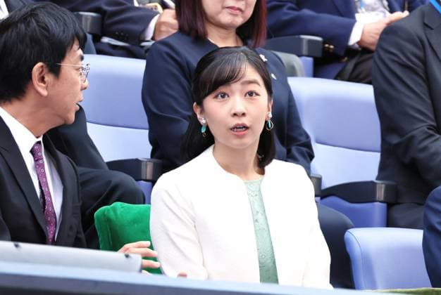 October 18, 2023, Tokyo, Japan - Japan s Princess Kako, second daughter of Crown Prince Akishino arrives at the Japan Open tennis championships at the Ariake Colosseum in Tokyo on Wednesday, October 18, 2023. Princess Kako enjoyed a first round match between China s Zhang Zhizhen and Poland s Hubert Hurkacz. (photo by Yoshio Tsunoda AFLO)  , aflo_232848039.jpg,