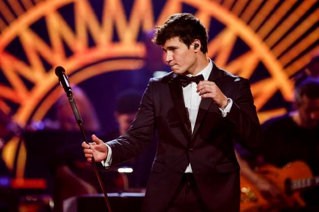 Wincent Weiss bei der Aufzeichnung der ARD TV-Show Your Songs im Studio 3 der Media City. Leipzig, 18.10.2023