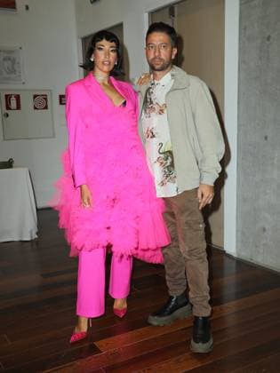 Filmfest in Rom, Maxxi Museum Women in Cinema Award Rome, Rome Film Fest 2023. Rome Film Festival. Nina Zilli at Maxxi with Danti  Copyright: xDxAvanzo Provvisionatox xipa-agex xDxAvanzo Provvisionatox IPA_IPA41082457
