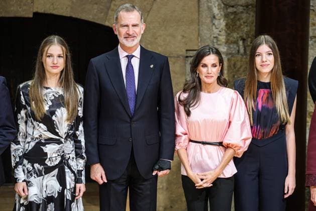 31st Princess of Asturias Awards Concert - Oviedo Princess Leonor, King Felipe VI, Queen Letizia and Infanta Sofia of Spain attending the XXXI Princess of Asturias Awards Concert at the Auditorio Palacio de Congresos Principe Felipe on October 19, 2023 in Oviedo, Spain. Photo by Archie Andrews ABACAPRESS.COM Oviedo Spain  Copyright: xAndrewsxArchie ABACAx 872468_027 AndrewsxArchie ABACAx 872468_027